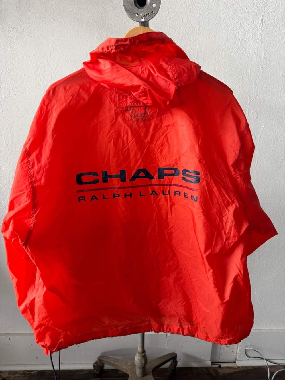 Vintage Chaps Ralph Lauren Anorak Windbreaker Jacket Size Large